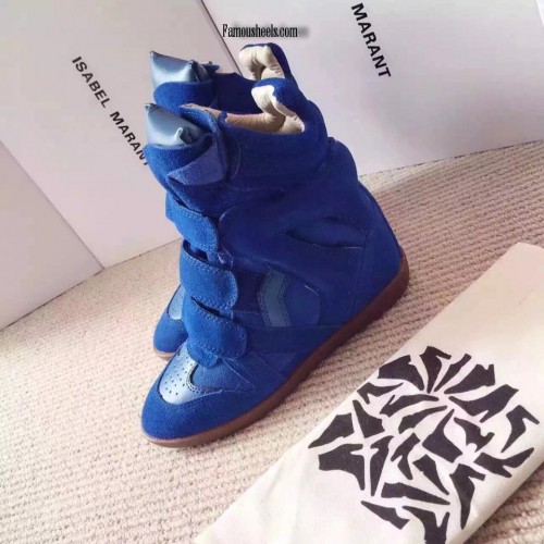 z Isabel Marant Blue suede sneakers 